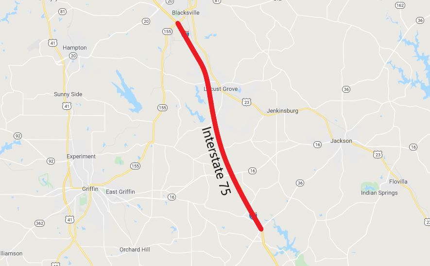 Crews Resurfacing Interstate 75 to Install Reflective Pavement Markers Starting Saturday Night